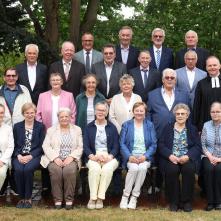 Diamantene Konfirmation: Gruppe aus dem Bezirk West (Pfarrer Tegeler)